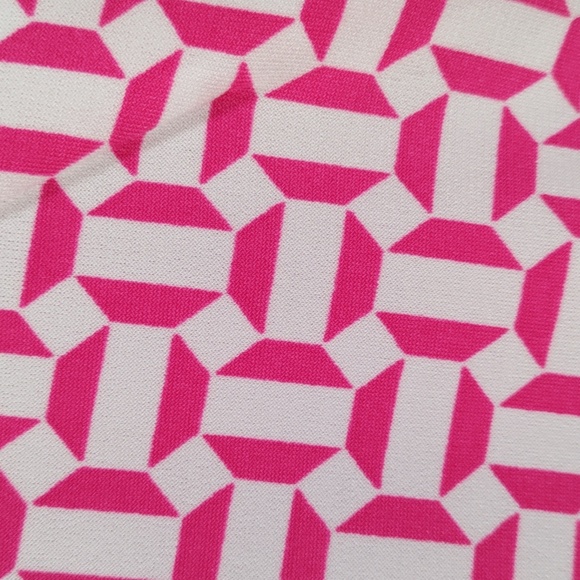 01557 Lane Bryant pink & white knit sleeveless blouse 14/16 NWT - Picture 7 of 14